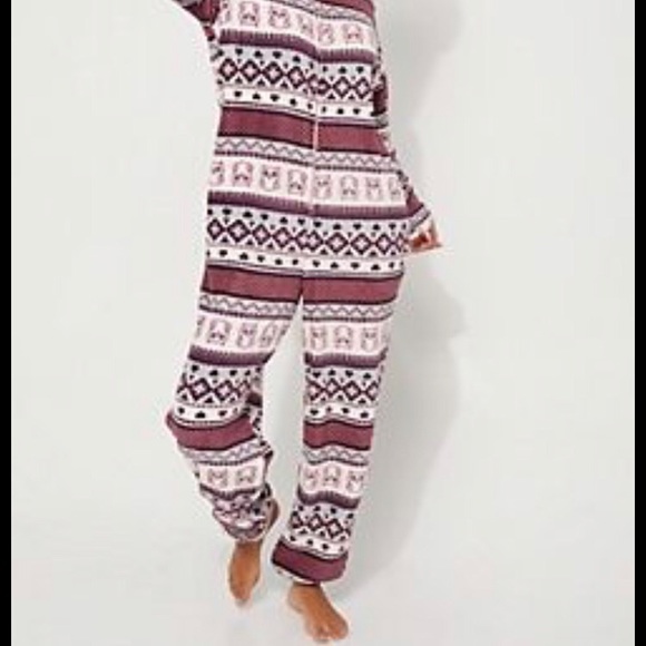 Owl Geo Hooded One Piece | Onesie | Plush Pajama - Picture 8 of 8